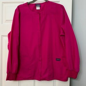 Cherokee Women's Fuchsia Scrub Jacket
